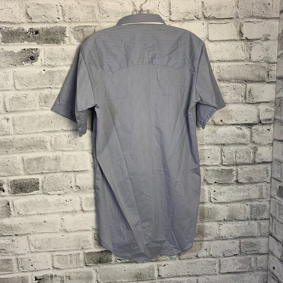 Vintage Mid West Garment Co. Pearl Snap Short Sleeve Western Shirt NWT - Picture 5 of 12